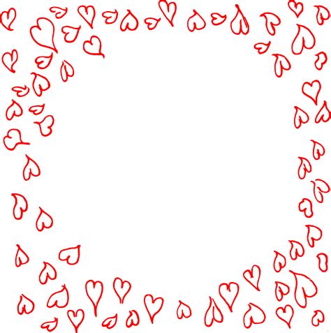 Heart Doodle Frame Vector (EPS, SVG, PNG Transparent) | OnlyGFX.com