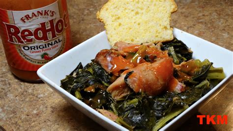 Southern Style Collard Greens With Smoked Turkey Wings - Cooking With ...