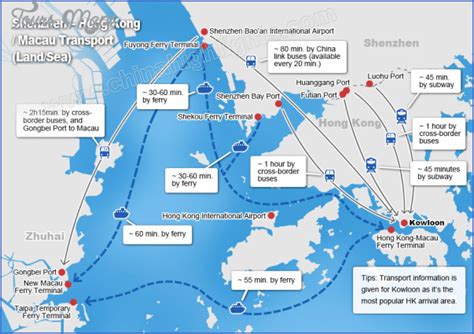 SHENZHEN ZHUHAI MAP - ToursMaps.com