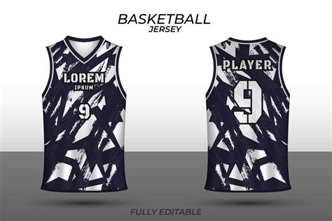 Premium Vector Basketball Jersey Design Template Uniform Front And Back ...