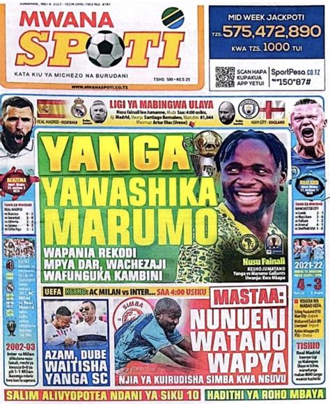 YANGA YAWASHIKA PABAYA MARUNO....MASTAA SIMBA WATOA DUKUDUKU LAO... | Soka La Bongo