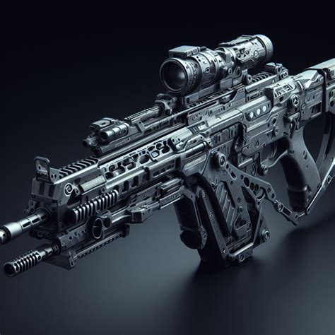 Futuristic sniper rifle by Pickgameru on DeviantArt