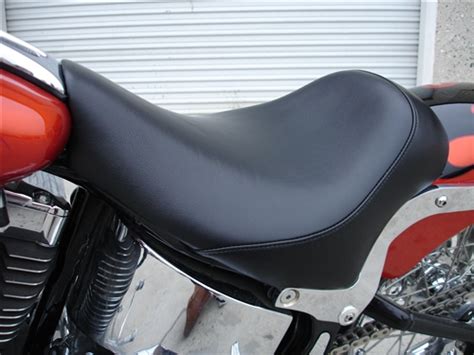 Custom Motorcycle Seat | 1999-2015 Softail Deuce Custom Seat | Low Profile | Comfortable