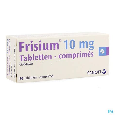 Frisium Comp. 50 X 10mg | Apotheek Bouckaert