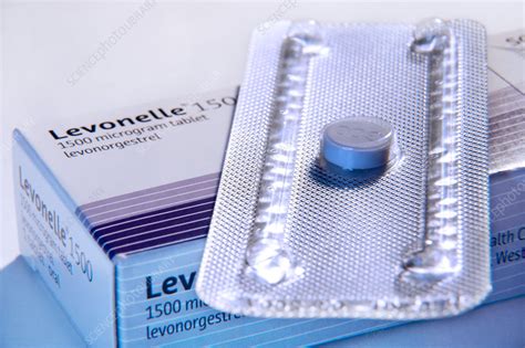 Emergency contraceptive pill - Stock Image - M860/0399 - Science Photo Library