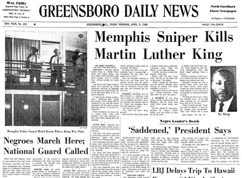 46th Anniversary of Dr. Martin Luther King Jr.’s Assassination