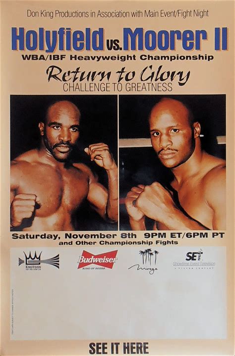 Evander Holyfield vs. Michael Moorer (1997)