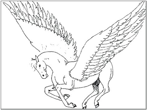 Unicorn With Wings Coloring Pages at GetColorings.com | Free printable ...