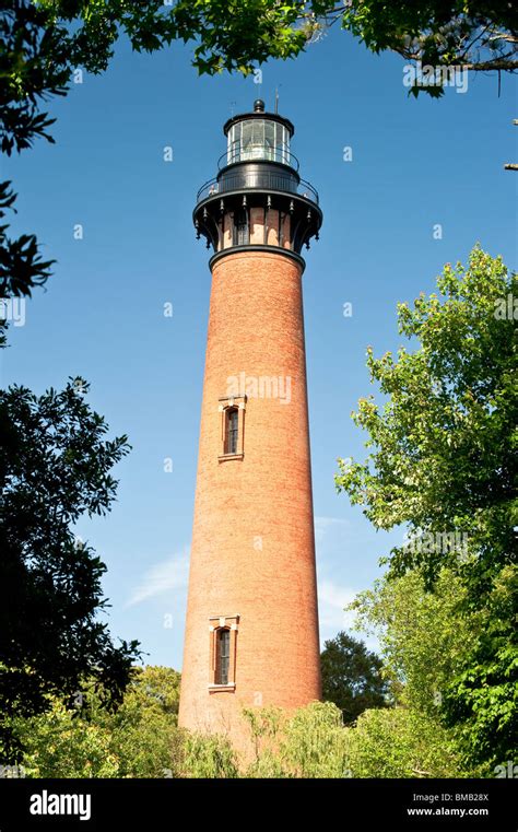 Currituck Beach Lighthouse. Corolla, North Carolina Stock Photo - Alamy