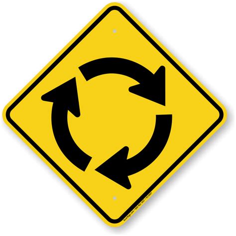 Roundabout Signs | RoadTrafficSigns.com