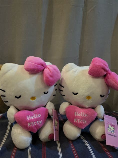 Hello Kitty twins plush toy, Hobbies & Toys, Toys & Games on Carousell