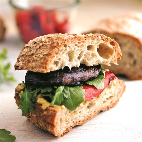 California Grilled Portobello Sandwich Recipe (Plant-Based)