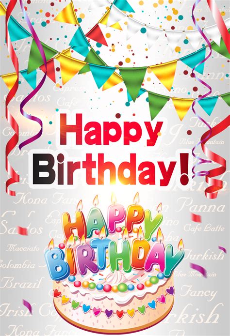 Happy Birthday Creative Poster Background Template, Happy, Birthday, Creative Background Image ...