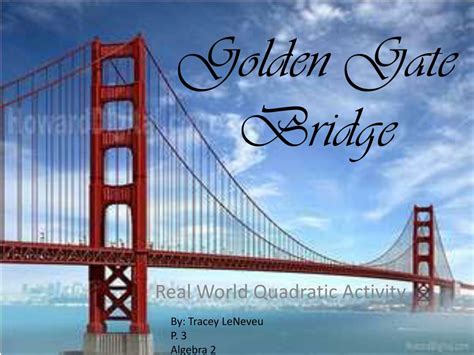 PPT - Golden Gate Bridge PowerPoint Presentation, free download - ID ...