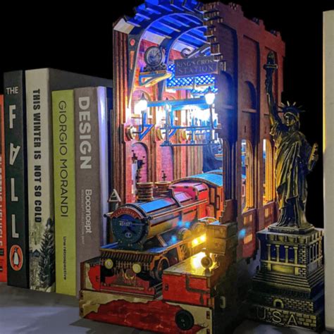 Harry Potter Platform 9 3/4 Bookends Pre-color Wooden Craft Kit, Book Nook Decor 705353654077 | eBay