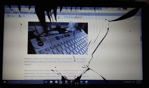 display - Will a broken screen harm my laptop? - Super User