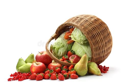 Basket with fruits stock image. Image of produce, fruit - 21924583