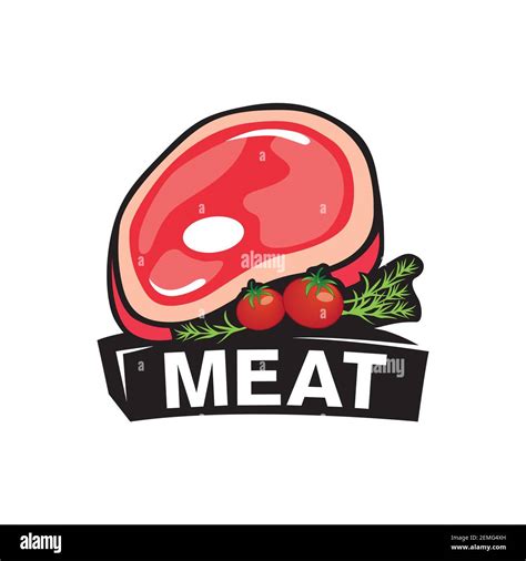 Vector logo of a meat shop and restaurant Stock Vector Image & Art - Alamy