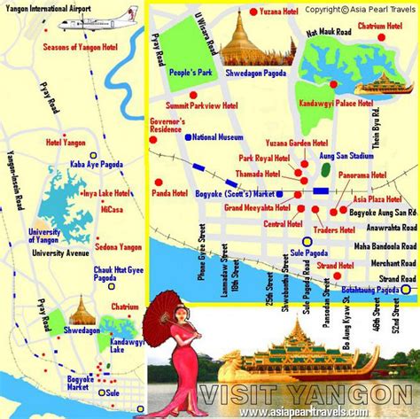 Yangon City Bus Map