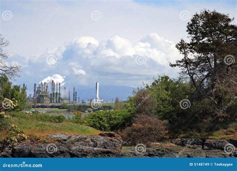 Industry and environment stock image. Image of chimney - 5148749