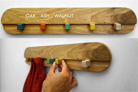 Wall hook kids, coat rack, wood wall hook, peg rack, wooden peg rack ...