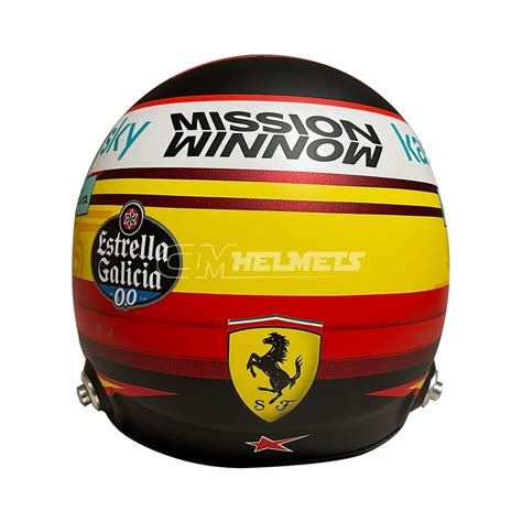 CARLOS SAINZ 2021 F1 REPLICA HELMET FULL SIZE | CM Helmets