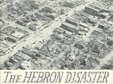 Hebron Nebraska Tornado Disaster 1953 by SandyCreekCollectables ...