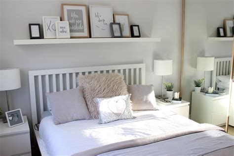 grey walls white furniture dulux polished pebble | Bedroom wall decor ...