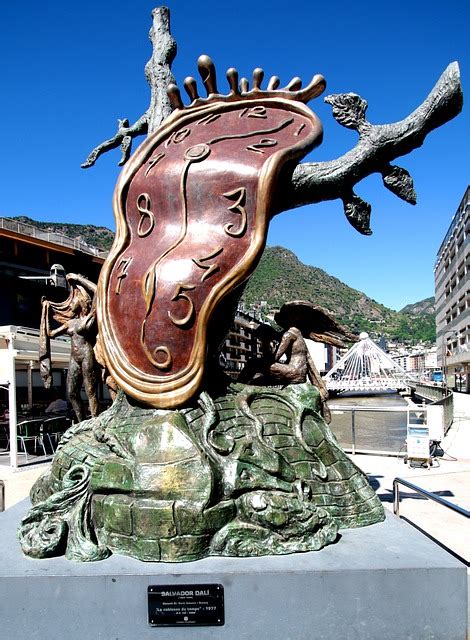 Salvador Dali Clock Sculpture - Free photo on Pixabay - Pixabay