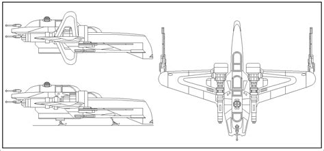 Arc-170 Heavy Assault Fighter Line Art by wingzero-01-custom on DeviantArt