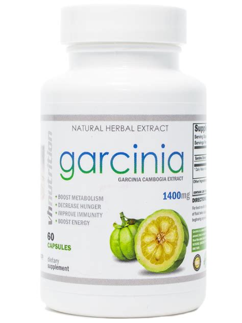 VH Nutrition - Garcinia Cambogia diet pills 60% HCA Extract Natural ...