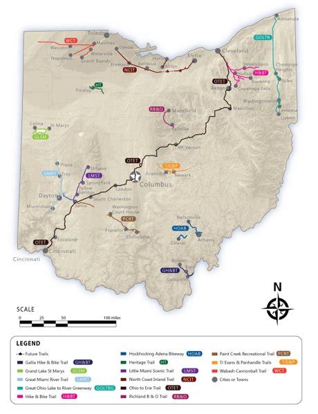 Bike Trails Ohio Map - Alyssa Marianna