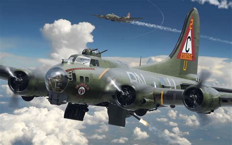 Boeing B-17 Flying Fortress wallpaper | Wwii airplane, Aviation art ...