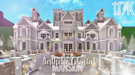 Bloxburg Aesthetic Mansion Exterior - Koplo Png