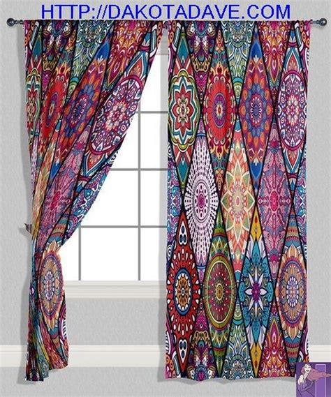 Glory Curtains Boho Chic Aurora Blackout 54 Inch Wide