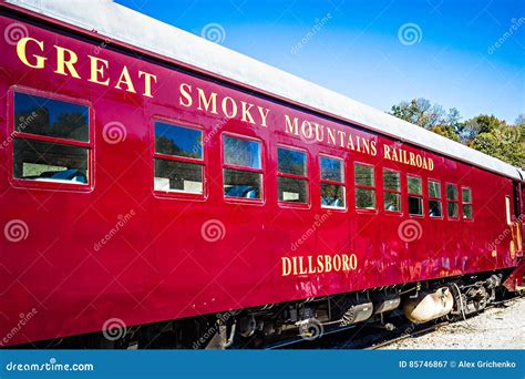 Great Smoky Mountains Train Ride in Bryson City Nc Editorial ...