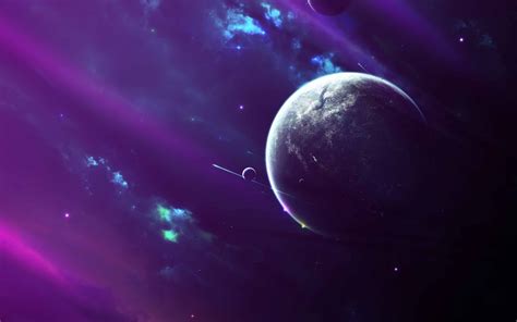 Purple Space Clouds MacBook Pro Wallpaper Download | AllMacWallpaper