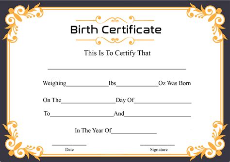 birth-certificate-1 | Certificate Of