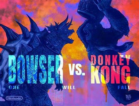 Godzilla Vs Kong Bowser Vs Donkey Kong Meme