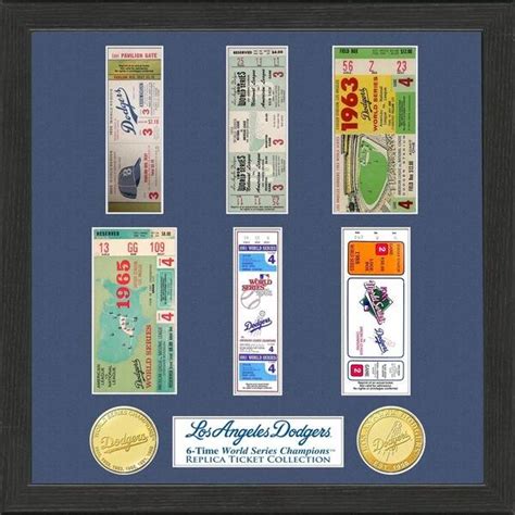 Los Angeles Dodgers World Series Ticket Collection - Bed Bath & Beyond ...