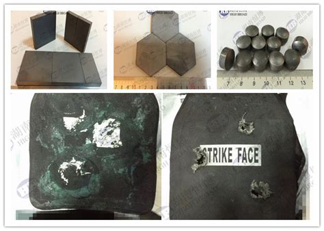 NIJ IV M2 AP Bulletproof Plates , Kevlar Ballistic SiC Silicon carbide ...