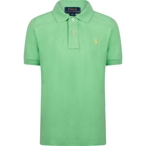 Polo Ralph Lauren Boys' Polo Shirt in Green - BAMBINIFASHION.COM