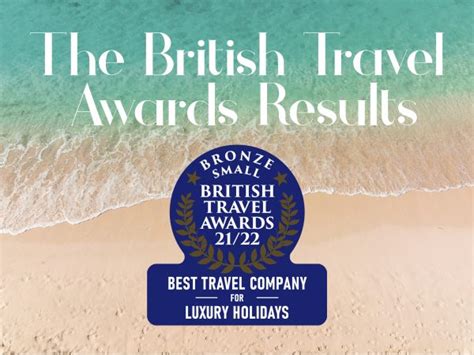 The British Travel Awards- We Won! - Simply Caribbean Holidays