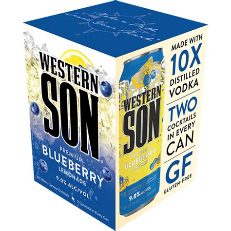 Western Son Blueberry Vodka Lemonade | GotoLiquorStore