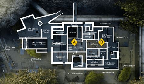 New Lair Map Layout with Room Names : r/Rainbow6