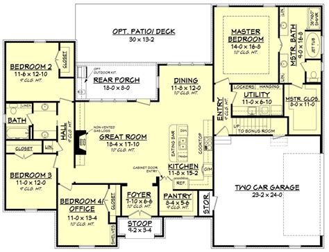 Best 4 Bedroom Open Floor Plans - floorplans.click