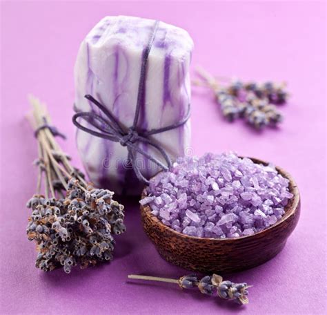 Lavender Soap. Stock Image - Image: 19300481