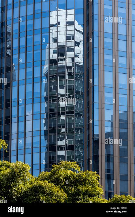 Skyscraper windows reflection Stock Photo - Alamy