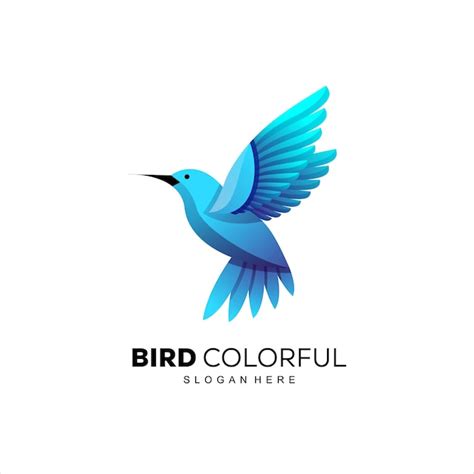 Premium Vector | Bird colorful logo design colorful