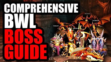 Comprehensive Blackwing Lair Boss Strategy Guide!! - YouTube